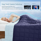 Topcee Weighted Blanket for Adults Queen Size Soft Cooling Heavy Blanket - Image 4