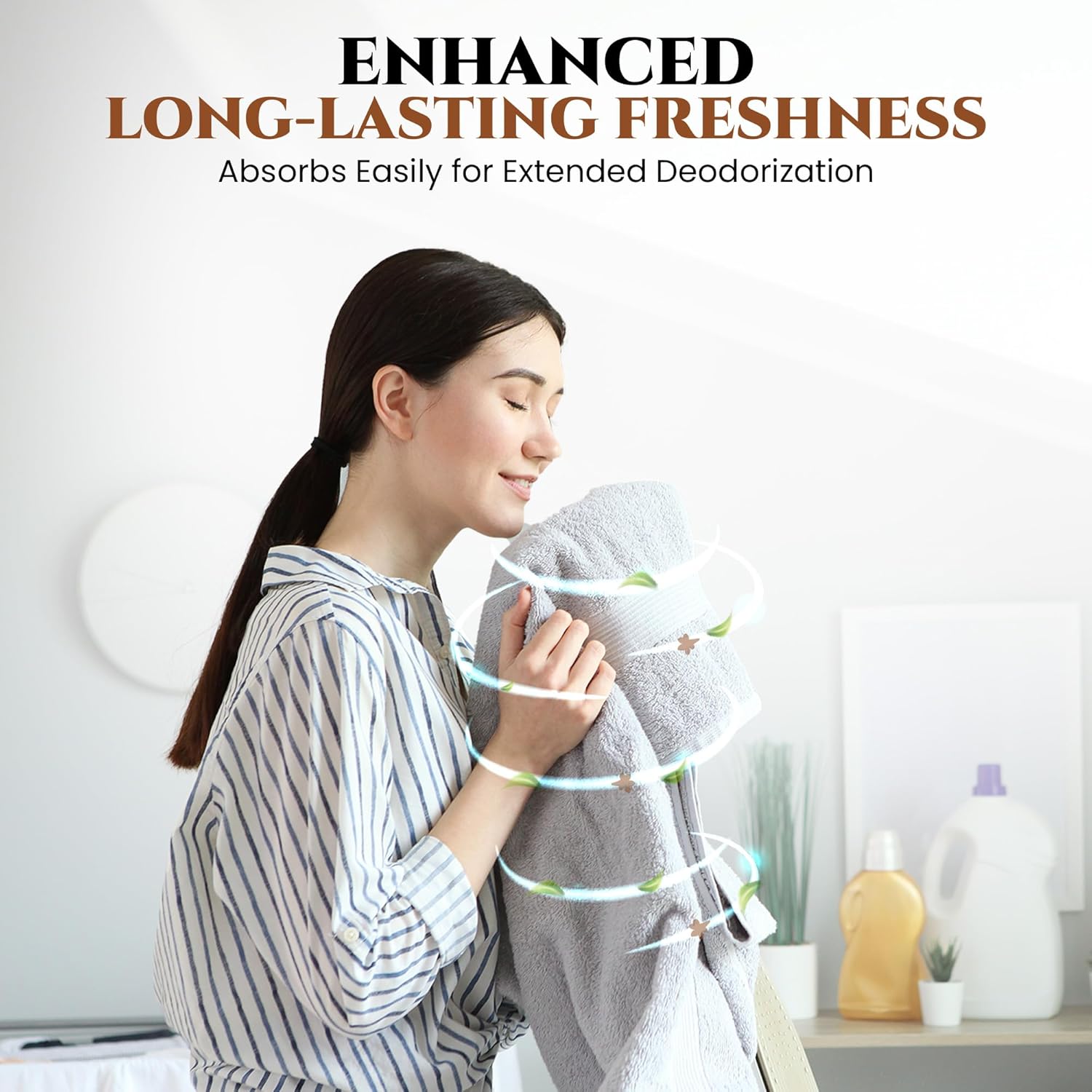 605Products Linen & Fabric Spray - Home Fragrance Freshener for Bedding & Laundry, Natural Deodorizer with Essential Oils - Mahogany Teakwood (10oz)