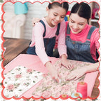 HunnmingRe 20 Pcs 10''x10'' Vintage Rose Quilting Fabric Square Bundle Retro - Image 5