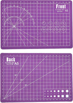A5 Self-Healing Cutting Pads, Small Cutting Mat, Professional Double Sided by Wonafa