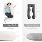MOON PARK Pregnancy Pillows for Sleeping - Image 7