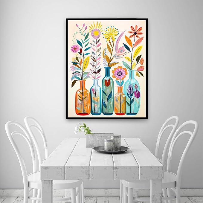 EIBEILI Diamond Art Kits for Adults, Flower 5D Diamond Painting Kits for - Image 4