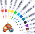 M&G Acrylic Paint Pens Markers Stocking Stuffers, 12 Colors by MG