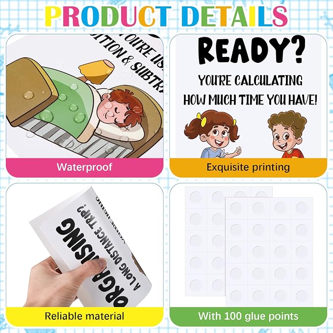 Mooliwe Math Classroom Decor Welcome Back to School Bulletin Board Set DIY - Image 3