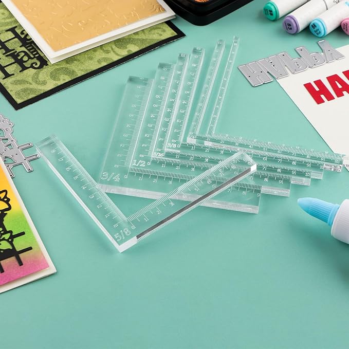 BAOFALI 7 Pcs/Set Creative Positioning Pieces Card Corners Helpers Stamping - Image 6