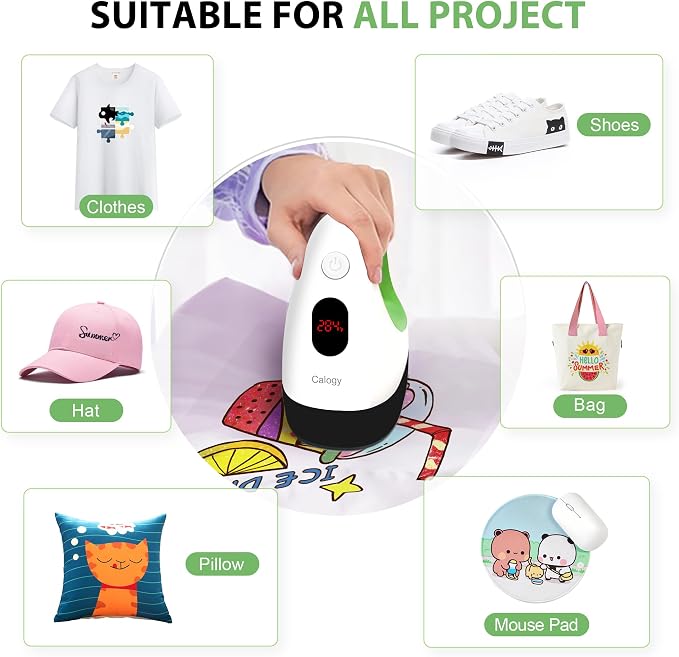 Calogy Mini Heat Press, Heat Transfer Machine, Constant Temp Control, Insulated - Image 4