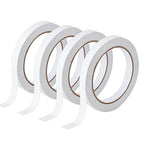 1/4" 4 Rolls Double Sided Adhesive Sticky Tape by ZZJMCH