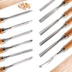 Dicunoy 12 PCS Wood Carving Tools, Gouges Woodworking Chisels, Full Size Wood - Image 4