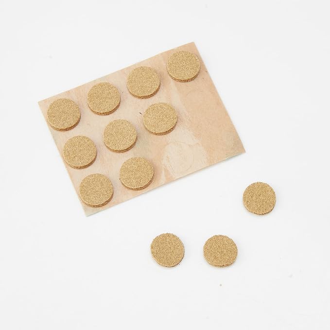 Colonial Needle Co Leather Thimble Pad 1 Sheet of 12 Pads - Image 3