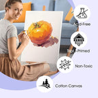 ESRICH Stretched Canvas for Painting 12x16 Inch, 16 Pack Blank Canvas Bulk-5/8 - Image 4