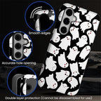 Case for Samsung Galaxy S25 Plus Case, Halloween Ghosts Bats Design Hybrid Dual - Image 5