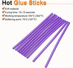 HARFINGTON 10pcs Hot Glue Sticks 0.28" Dia x 7.87" Long EVA Mini Hot Melt - Image 4
