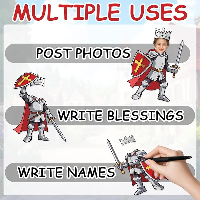 48 Set Medieval Knight Cutouts - Image 3