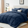 Sasttie Queen Comforter Set, Complete Bedding Set Includes Comforter, Flat Sheet by SASTTIE