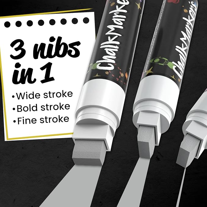 Metallic Chalk Markers Liquid Chalk Pens - Image 3