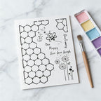 TIAMECH A4 Reusable Honey Bee Hive Stencil - Image 8