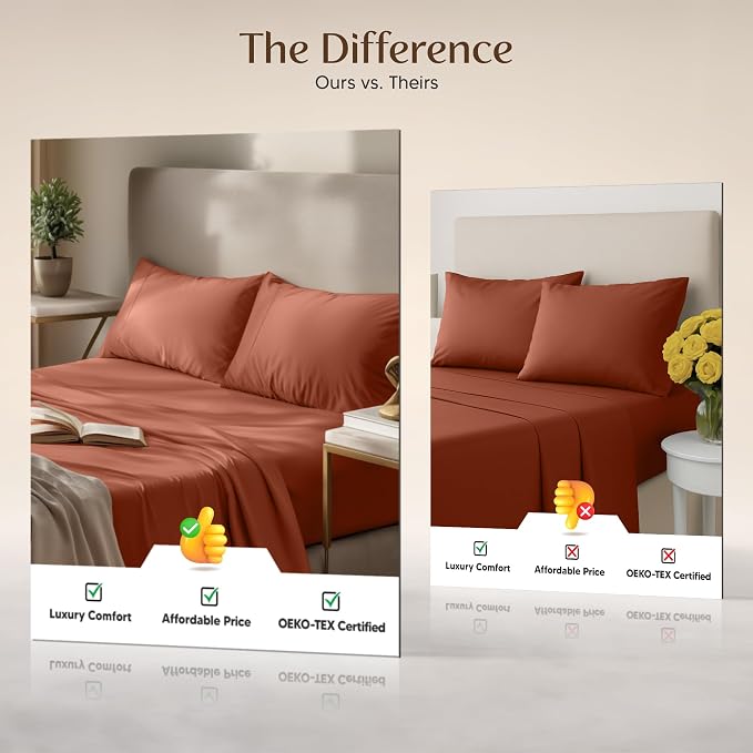 Utopia Bedding Twin Sheet Set – 3 Piece Bed Sheets - Image 6