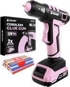 EZARC Cordless Hot Glue Gun, 15s Fast Heating 12V Mini Glue Gun by EZARCTools
