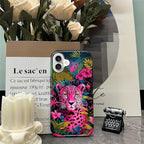 ZHEGAILIAN Case for iPhone 16 Plus, Panther Leopard Flower Durable Shockproof - Image 7