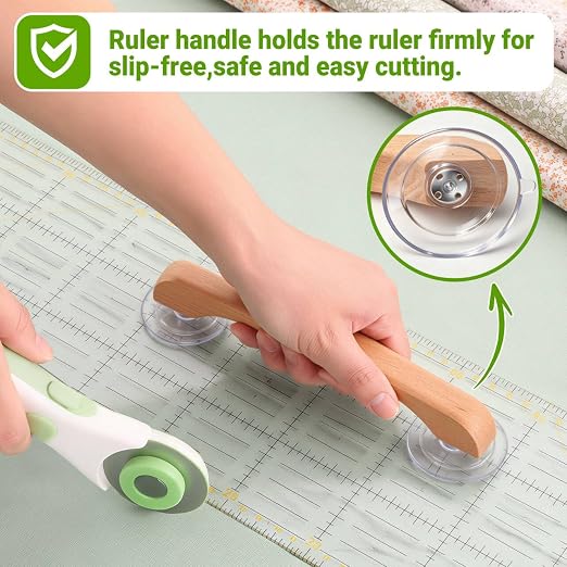 Ruler Handle Set, 1 Ruler Handle and 2 Grippers - Image 2