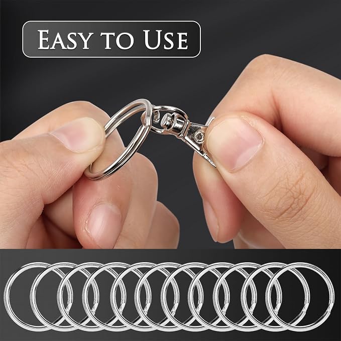 Bonison 50 PCS Keychain Making Kit - Image 5