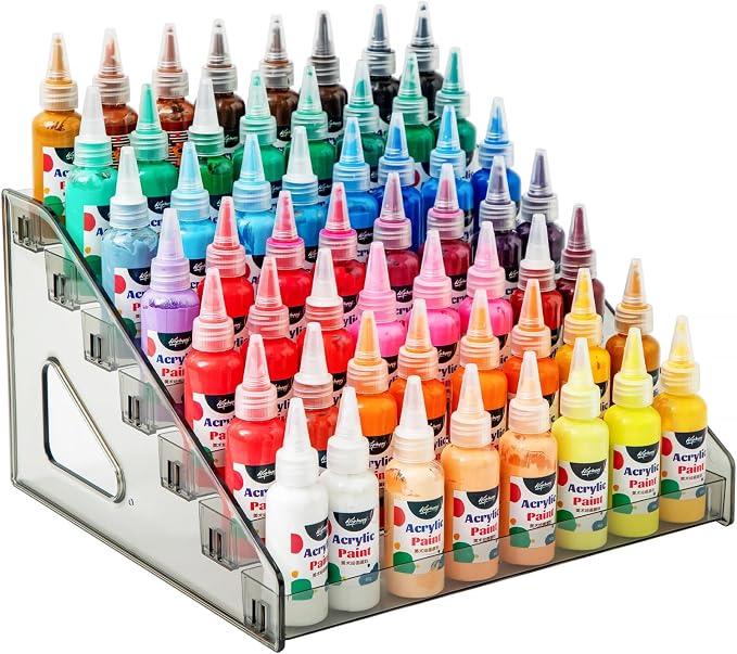 Acrylic Paint Organizer, Painting Bottle Holder, Acrylic Paint Storage Organizer - Image 7