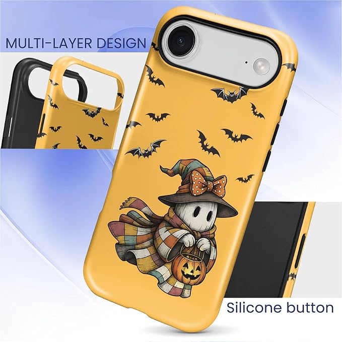 Case for iPhone 17 Air, Scratch Resistant Hybrid Double Layer Hard Shell，Cute - Image 3