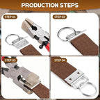 70pcs Key Fob Hardware Set 1 Inch - Image 4