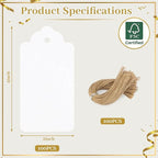 SallyFashion 100pcs Gift Tags - Image 6