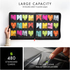 Vault X 12 Pocket Zip Binder, 480 Cards, Exo-Tec Material, 20 Side-Loading Pages - Image 4