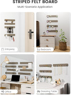Fluxynara Cork Board Alternative Felt Strip Board 8-Pack 13"x2", Office Pin - Image 6