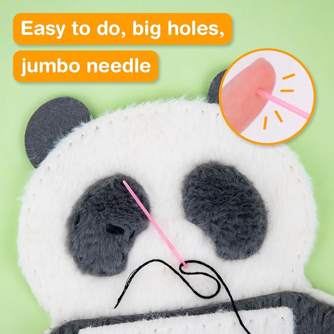 Avenir My First Sewing Kit for Kids Ages 6-8 | Learn to Sew Stuffed Animal - Image 3