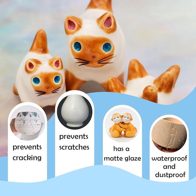 500ml Air Dry Clay Glaze, Air Dry Clay Varnish Can Not Only Used to Prevent - Image 5