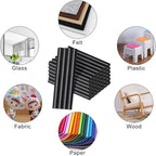 Manarty Black Hot Glue Stick, Adhesive EVA Glue Sticks - Image 5