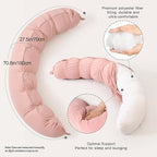 Peallow – Long Round Body Pillow - Image 3