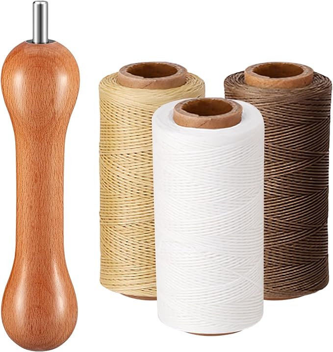 3 Pcs Wooden Thread Spool Set - Image 6