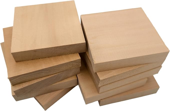 10PCS Basswood Carving Blocks, Whittling Wood Carving Kit, Unfinished Wooden - Image 2