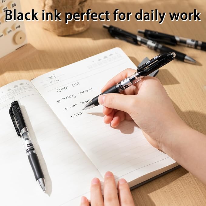 deli Gel Pens, Medium Point Pen 0.7mm, Smooth Writing, Fast Dry, No Bleed - Image 7