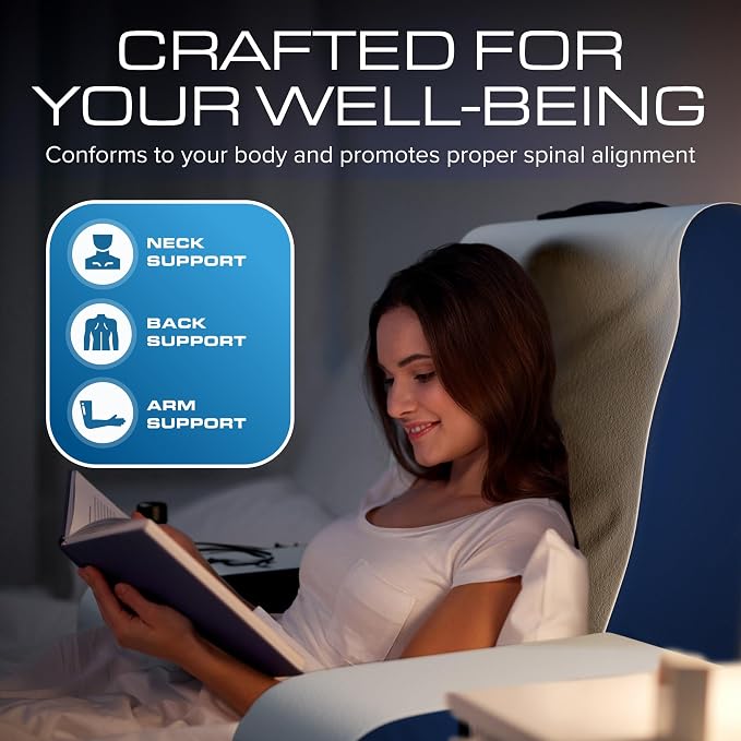 Kolbs Wedge Reading Pillow for Bed, Cushion - Image 2