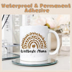 Geometric Boho Permanent Adhesive Vinyl 12 Sheets 12'' x 10'' | Geometric - Image 5