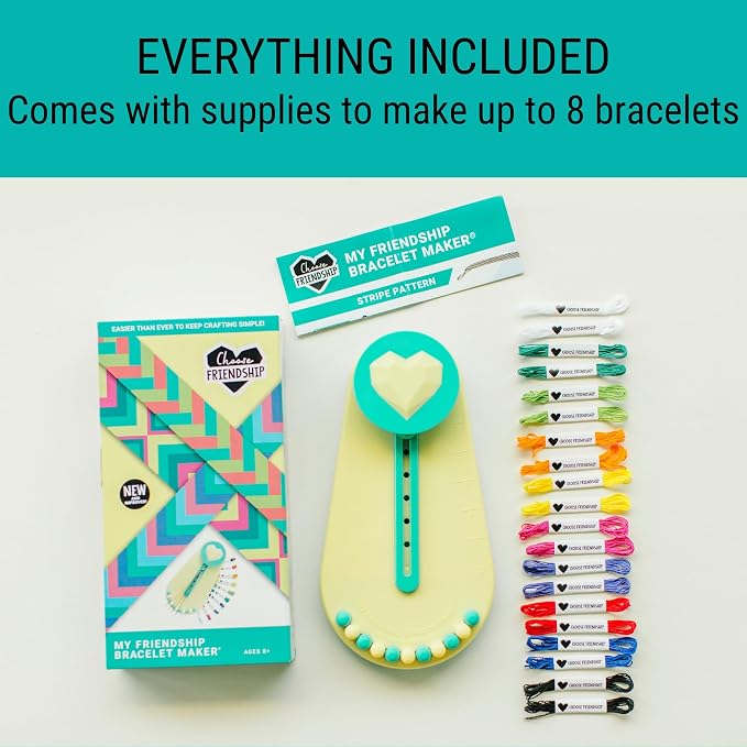 Choose Friendship Bracelet Making Kit – DIY Craft Loom - Image 4