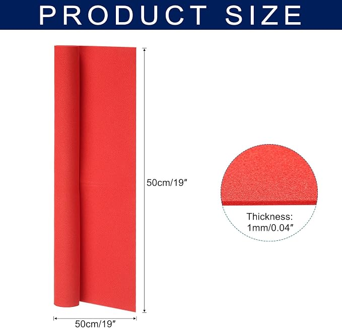 MECCANIXITY Foam Sheets Crafts 19x19 Inch 1mm EVA Craft Foam Paper Foam Sheets - Image 2