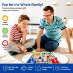 Meeples Game Tokens, 144 Pieces, 6 Colors, Translucent Game Pieces | Board Game - Image 5