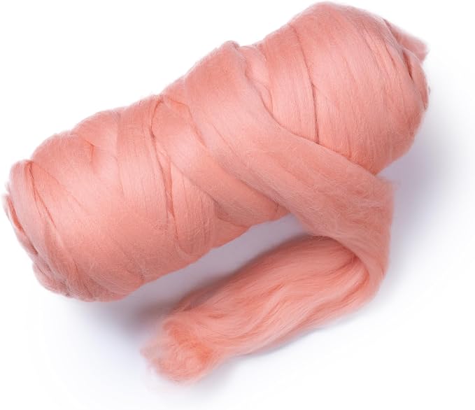 Colored Natural Wool roving, 8 OZ. Best Wool - Image 3