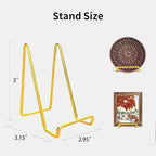 3 Pack 3 inch Metal Plate Stands - Image 2