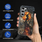 Case for Samsung Galaxy S23 Plus Case, Halloween Witch Moon Stained Glass - Image 3