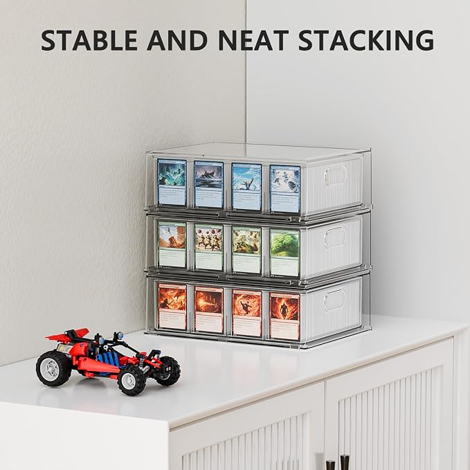 Trading Card Storage Box – Clear Large Card Organizer Holds 12000 Cards - Image 5