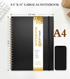 Spiral Notebook Journal 8.5” x 11”, A4 Large Notebooks - Image 2
