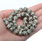 AD Beads Natural Gemstone Round Loose Beads 15" - Image 3