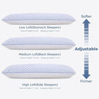 OSBED Cooling Adjustable Shredded Memory Foam Body Pillow - Image 3